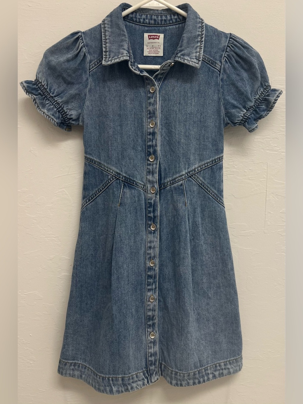 Levi's Girls' 8-10 Years Denim Dress Size Small